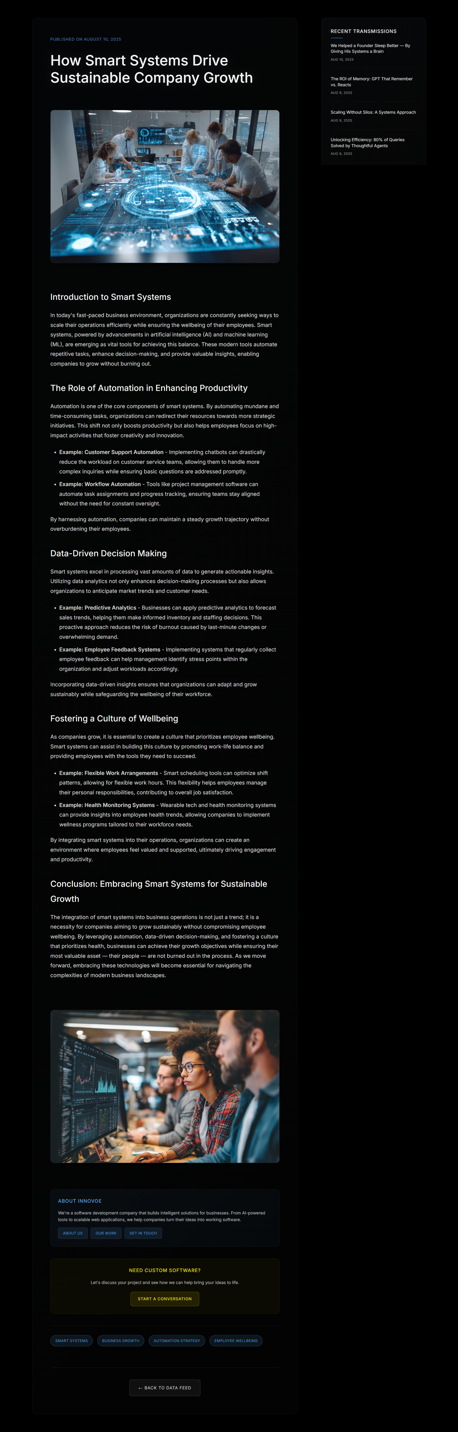 AI-Driven Blog Publishing Platform for - Image 2