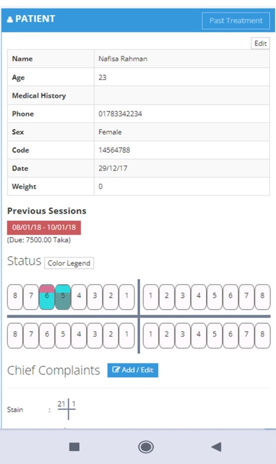 Smart Dentist Treatent Manager