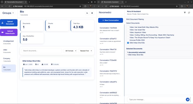 Novomedici HIPAA Compliance AI Assistant - Image 2