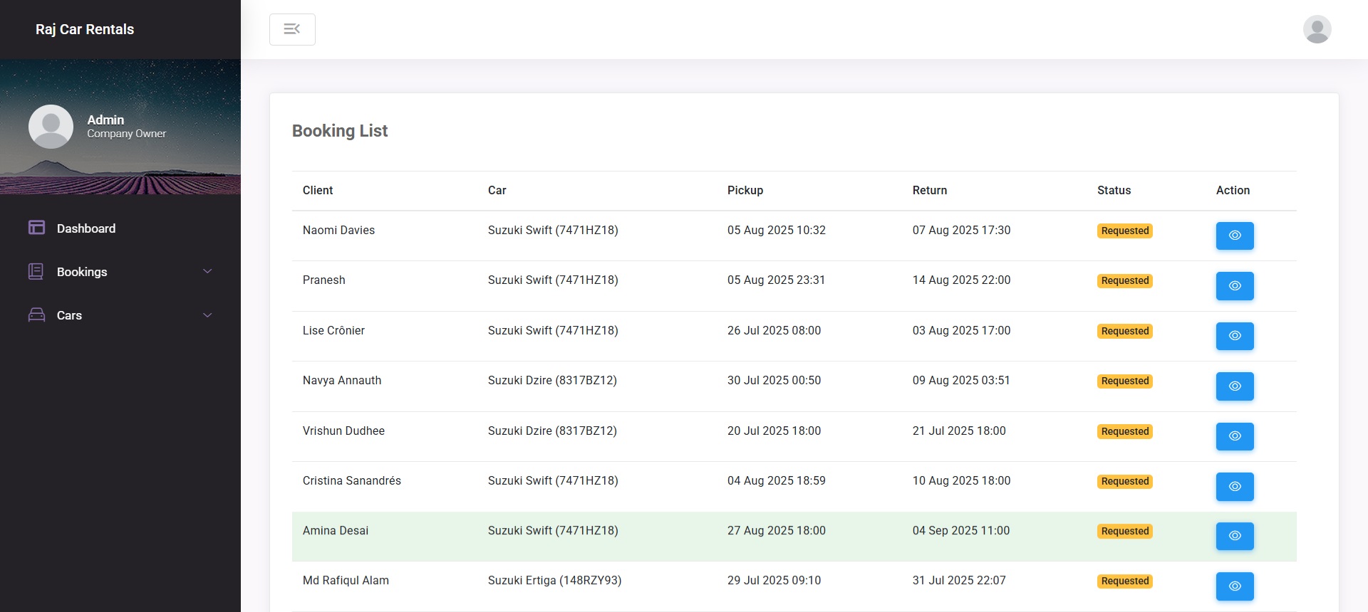 Raj Car ? Simple Car Rental Booking Platform - Image 4