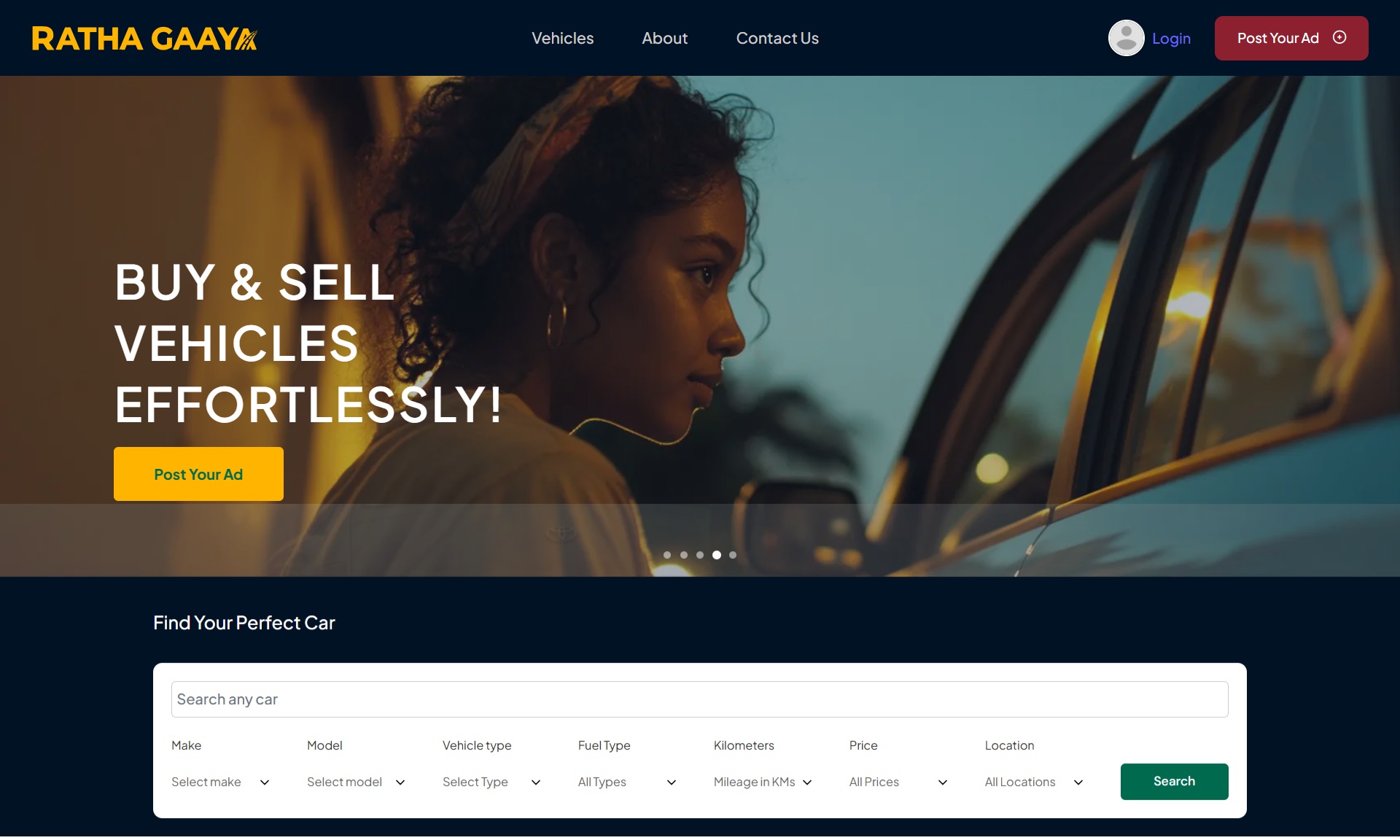 Rathagaaya ? Car Listing & Booking Management System